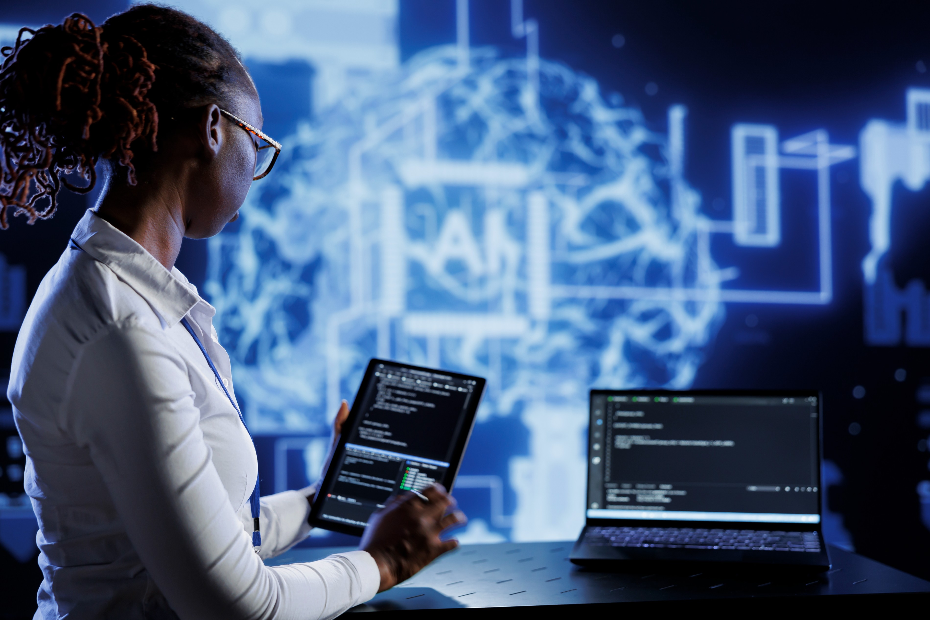 Modular AI platform architecture with expandable nodes